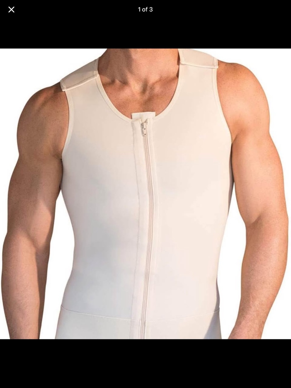 MARENA Recovery Stage 1 Mens Adjustable Sleeveless Compression Vest. XL